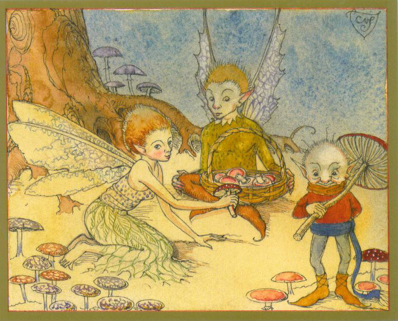 MPT - Fairies Picking Toad Stools